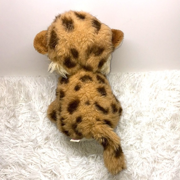 Vintage 1982 Gund Tamba Leopard Cheetah Kitten Cat Plush Stuffed Spots 9” Tall - Picture 3 of 9